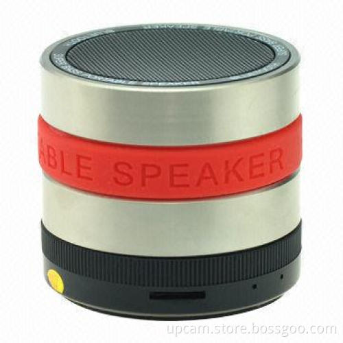 Hot sale heavy bass smart voice prompt handsfree mini Bluetooth speaker, volume adjustment